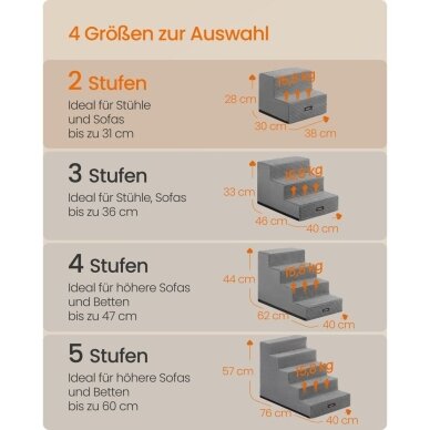2 pakopų laipteliai augintiniui 6