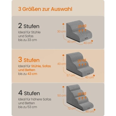 3 pakopų laipteliai augintiniui 6 3 pakopų laipteliai augintiniui 6