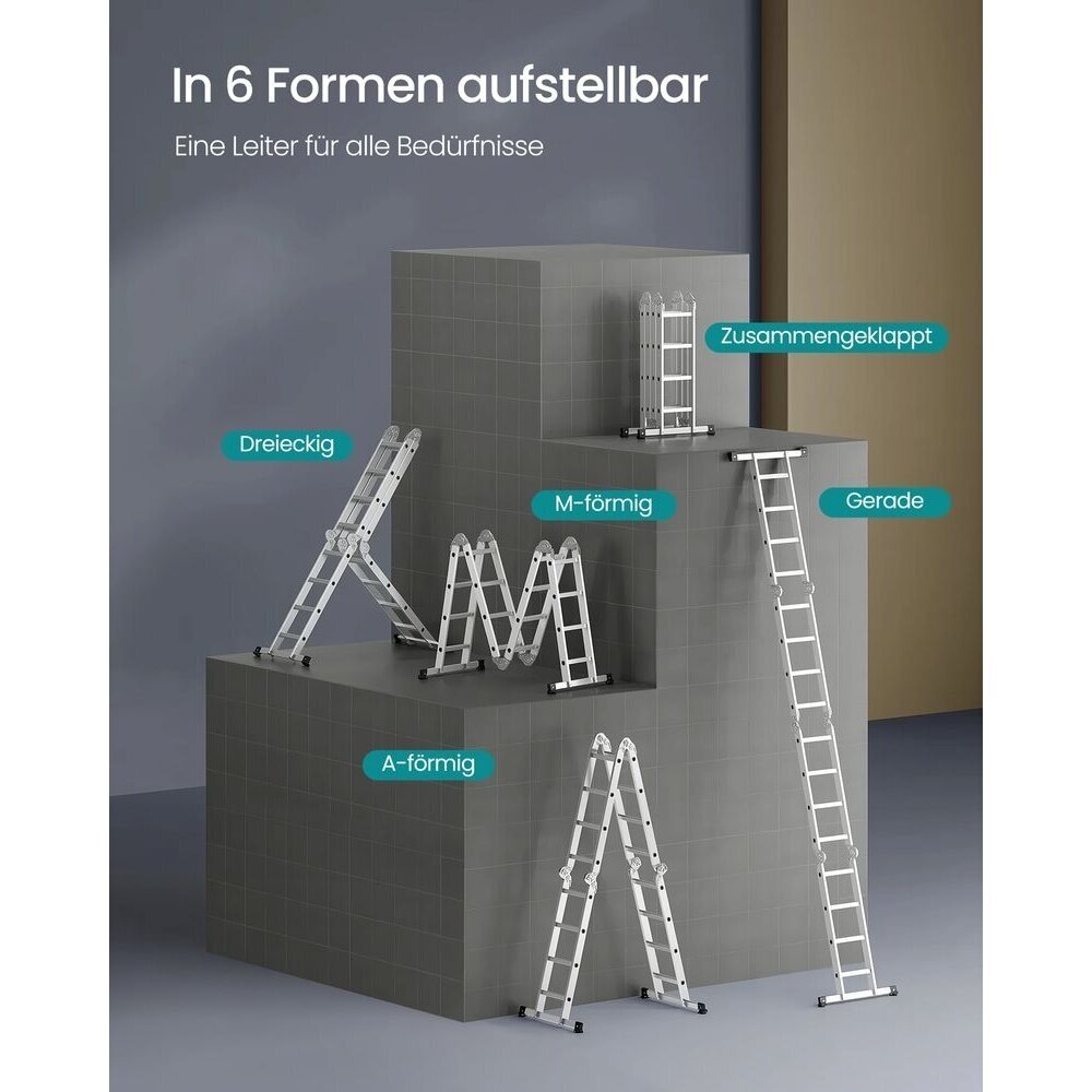 Universalios 4 dalių kopečios,iki 430 cm 4