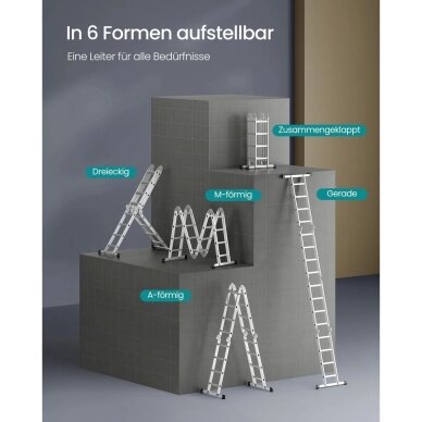 Universalios 4 dalių kopečios,iki 430 cm 4