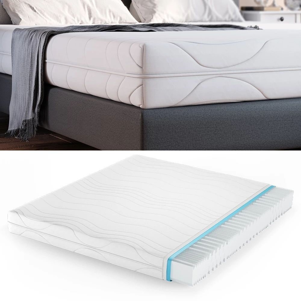 7 zonų šalto putplasčio čiužinys CALMA COMFORT PLUS, 20 x 180 x 200 cm 1