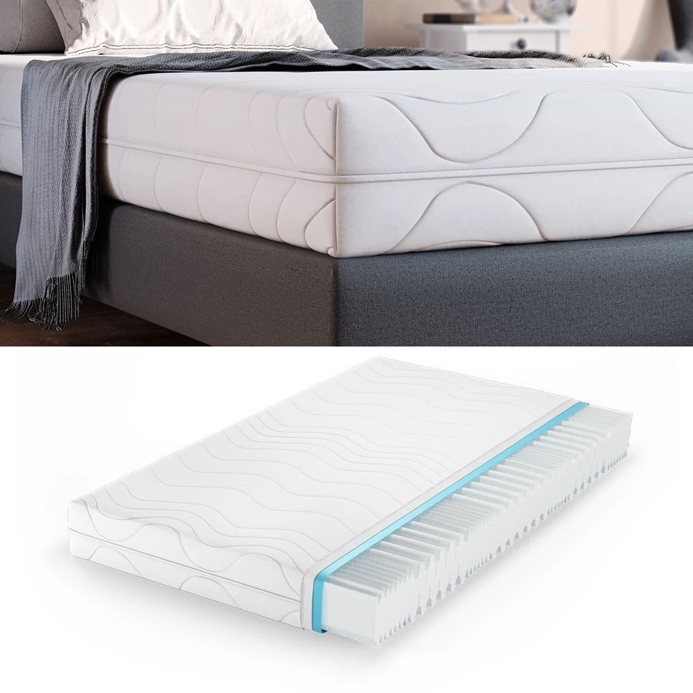 7 zonų šalto putplasčio čiužinys CALMA COMFORT PLUS, 20 x 120 x 200 cm 1 7 zonų šalto putplasčio čiužinys CALMA COMFORT PLUS, 20 x 120 x 200 cm 1