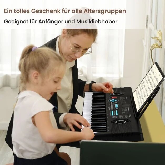 61 klavišų skaitmeninis pianinas su priedais 1 61 klavišų skaitmeninis pianinas su priedais 1