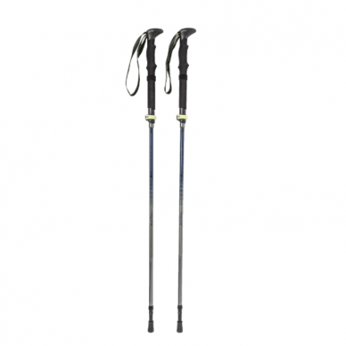 ADVENTURIDGE sulankstomos šiaurietiškos žygio lazdos, 110 - 125 cm
