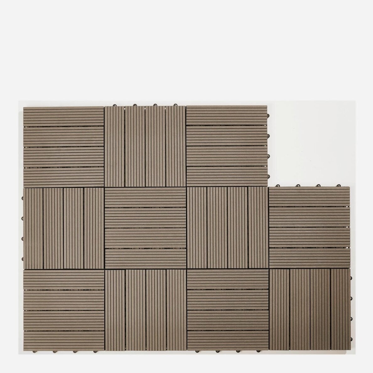 AMBIA GARDEN WPC terasos plytelės, 30 x 30 cm, 11 vnt 2 AMBIA GARDEN WPC terasos plytelės, 30 x 30 cm, 11 vnt 2