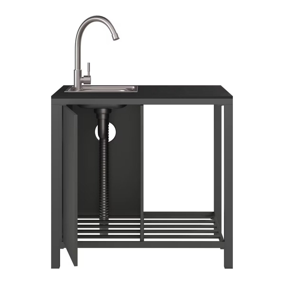 AMBIA GARDEN lauko virtuvė su plautuve 2