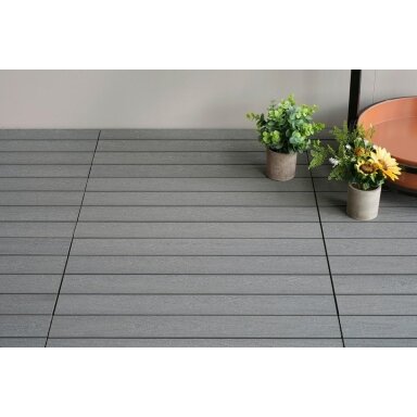 AMBIA GARDEN WPC terasos plytelės, 60 x 30 cm, 6 vnt