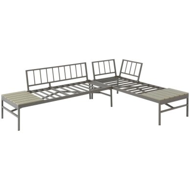 AMBIA GARDEN 2 dalių metalinių lauko baldų komplektas 6 AMBIA GARDEN 2 dalių metalinių lauko baldų komplektas 6