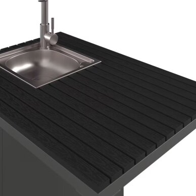 AMBIA GARDEN lauko virtuvė su plautuve 5 AMBIA GARDEN lauko virtuvė su plautuve 5