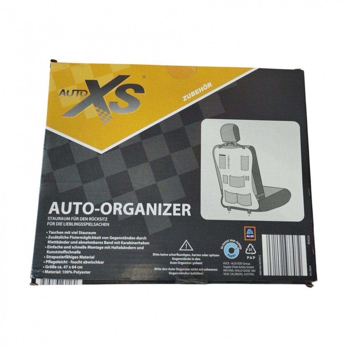 AUTO XS automobilio sėdynės apsauga - organizatorius VANDENYNAS 3 AUTO XS automobilio sėdynės apsauga - organizatorius VANDENYNAS 3