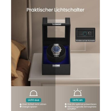 Automatinis laikrodžių suktuvas su LED apšvietimu 3