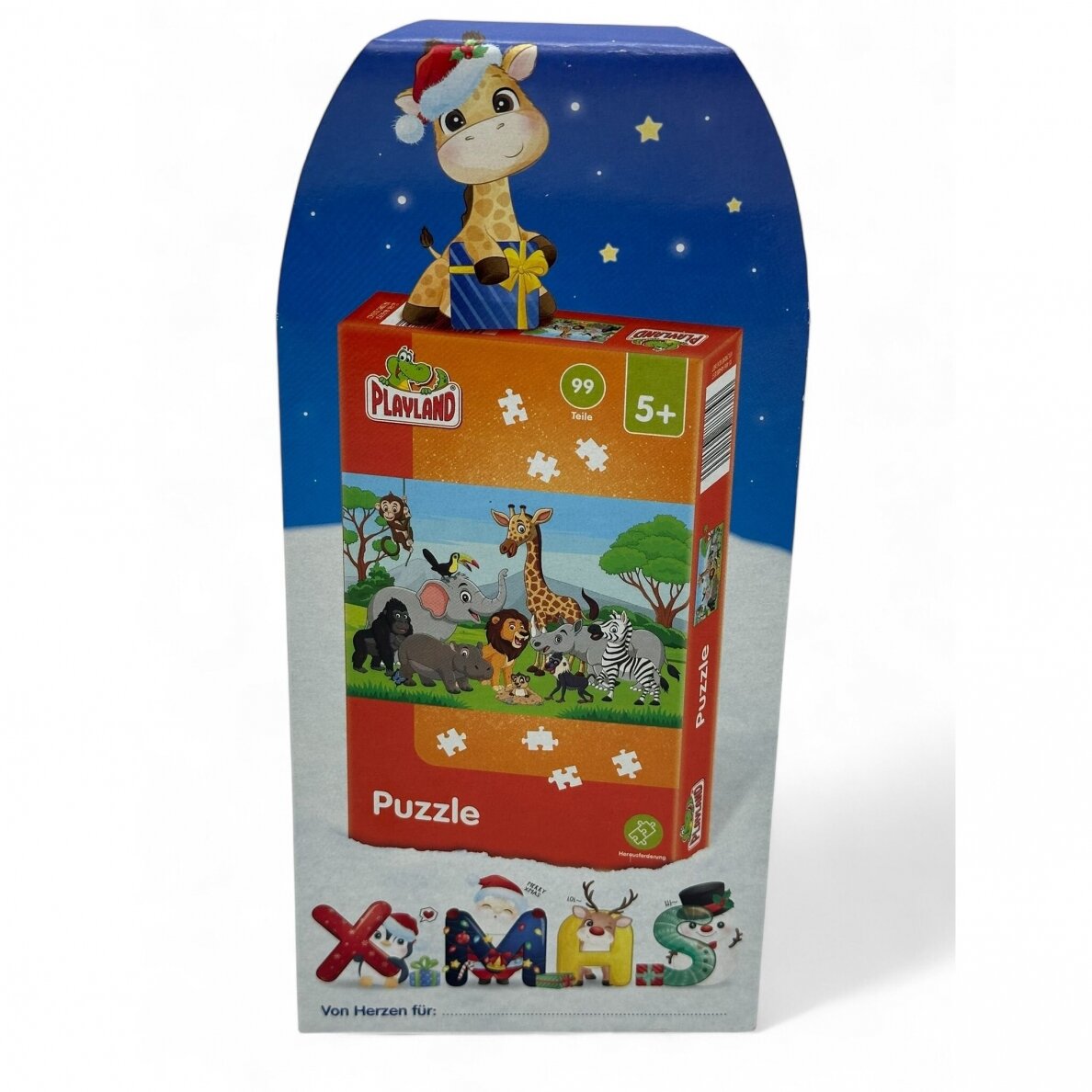 PLAYLAND vaikiška kalėdinė dėlionė, 99 dalys PLAYLAND vaikiška kalėdinė dėlionė, 99 dalys