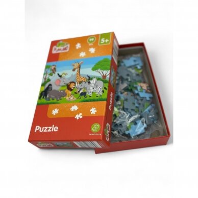 PLAYLAND vaikiška kalėdinė dėlionė, 99 dalys 2 PLAYLAND vaikiška kalėdinė dėlionė, 99 dalys 2