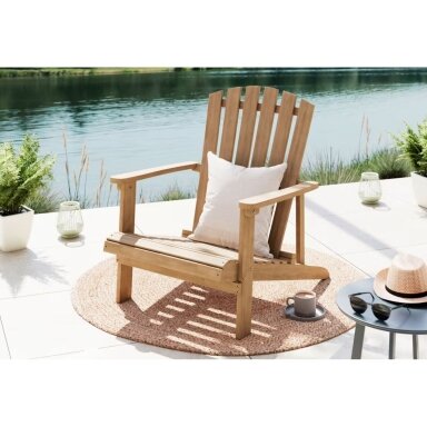 AMBIA GARDEN akacijos medienos masyvo Adirondack kėdė