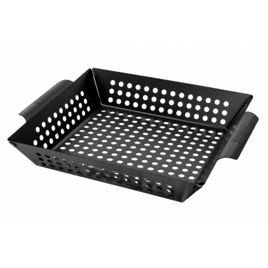 Nerūdijančio plieno BBQ grilio keptuvė, kepimo skarda 2