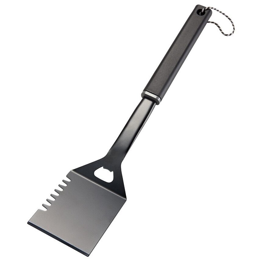 BBQ juoda nerūdijančio plieno mentelė griliui, 45,7 cm
