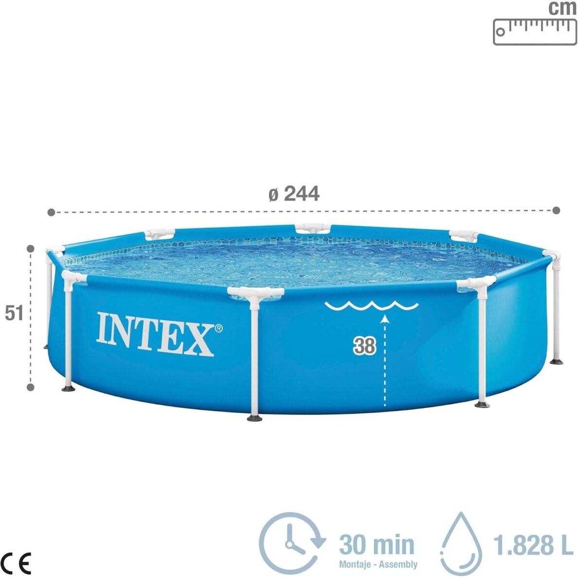 INTEX karkasinis baseinas, 244 x 51 cm 5