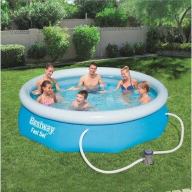 BESTWAY 57270 baseinas su filtru, Ø 305 cm