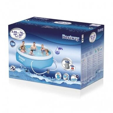 BESTWAY 57270 baseinas su filtru, Ø 305 cm