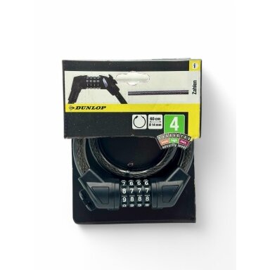 DUNLOP kodinė dviračio spyna