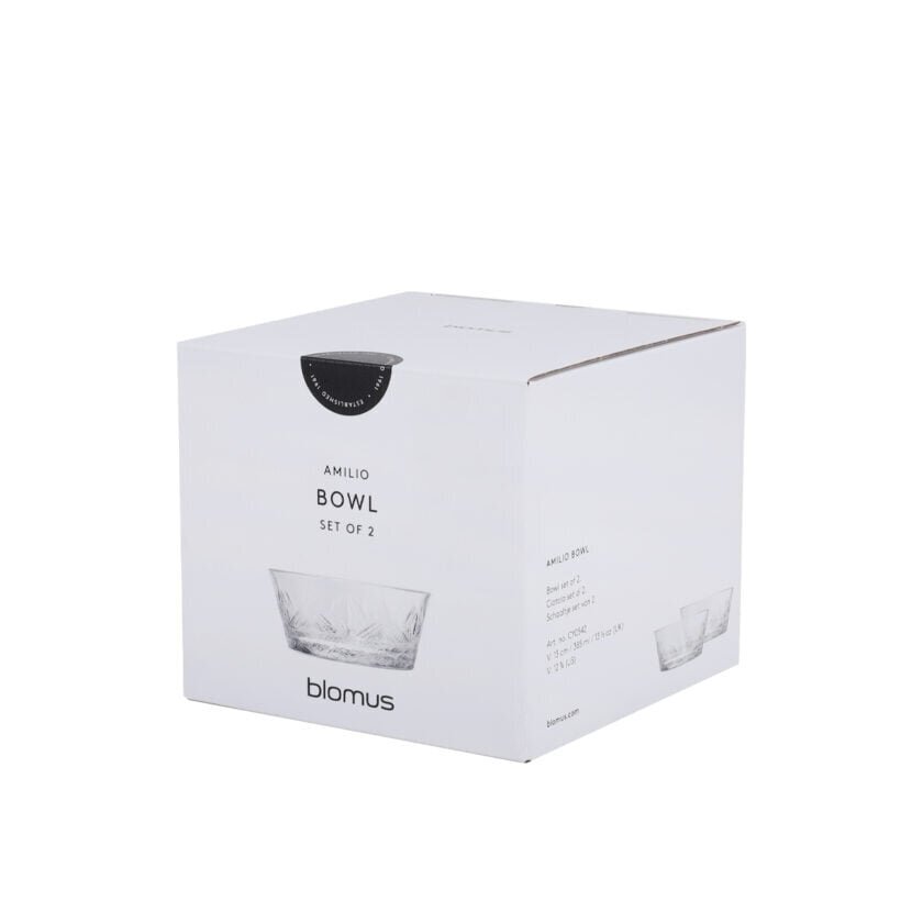 BLOMUS stiklinis dubenėlis, Ø 13 cm, 2 vnt 4 BLOMUS stiklinis dubenėlis, Ø 13 cm, 2 vnt 4