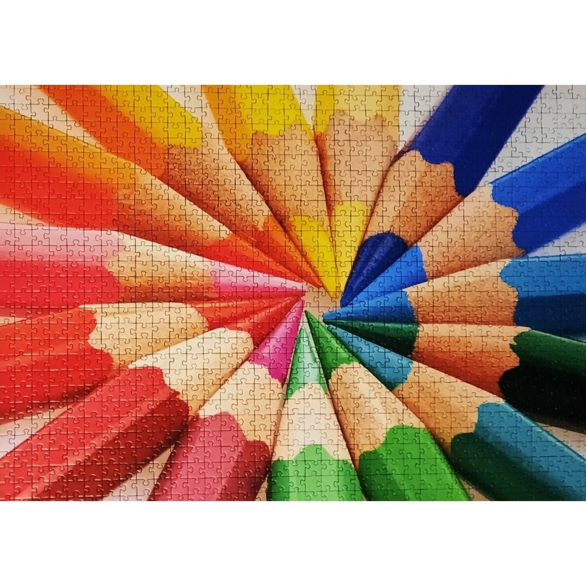 Dėlionė "Spalvoti pieštukai", 1000 dalių 1 Dėlionė "Spalvoti pieštukai", 1000 dalių 1