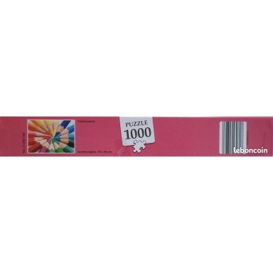 Dėlionė "Spalvoti pieštukai", 1000 dalių 2 Dėlionė "Spalvoti pieštukai", 1000 dalių 2