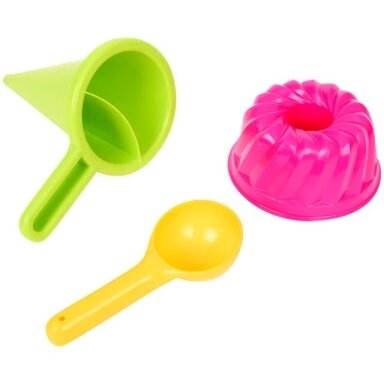 ANDRONI smėlio žaislų rinkinys – „Cupcake“, 3 vnt
