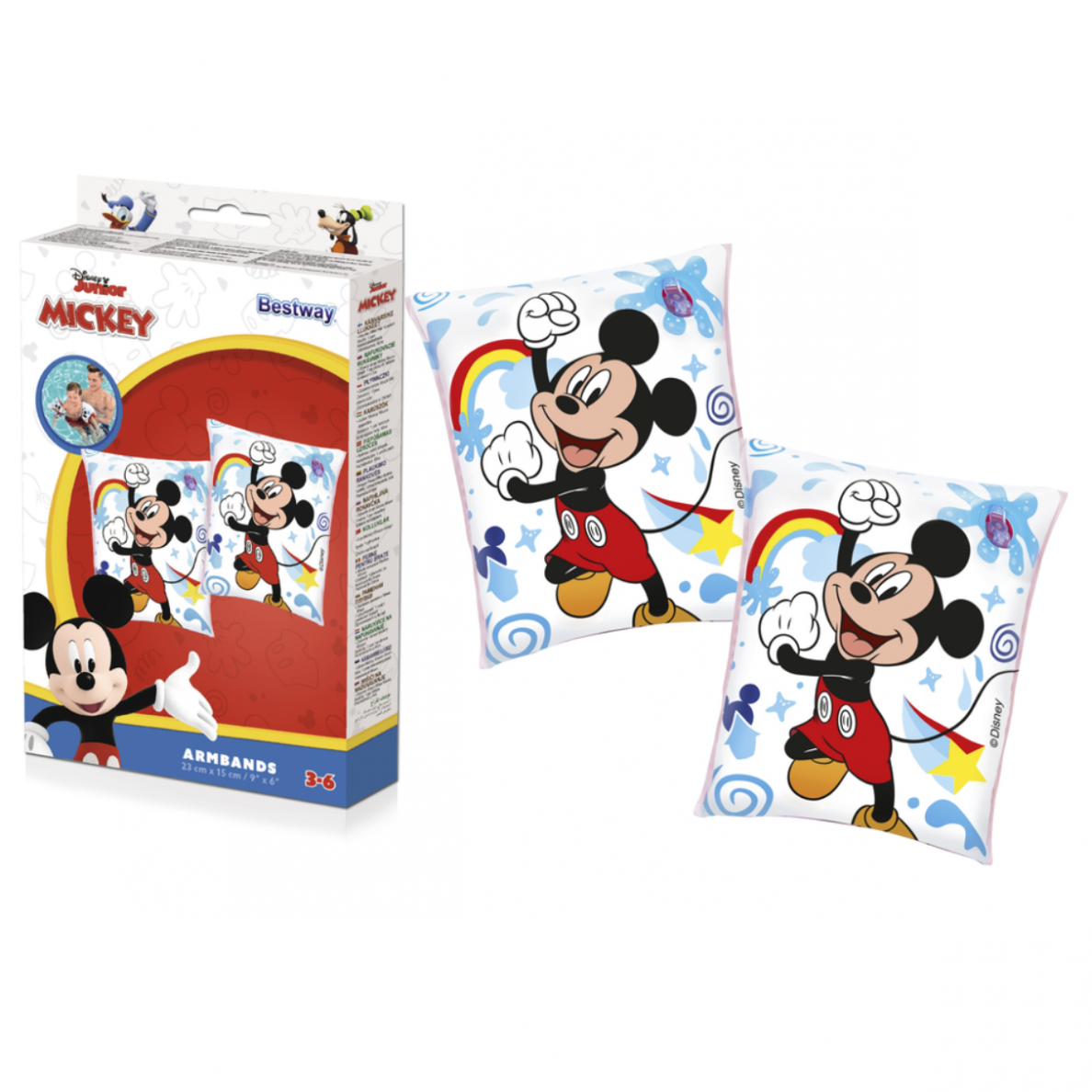 BESTWAY 91002 Mickey plaukimo rankovės, 3-6 m 3
