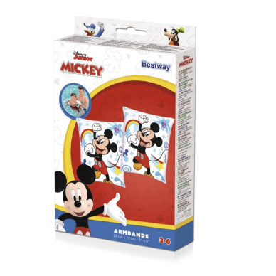 BESTWAY 91002 Mickey plaukimo rankovės, 3-6 m BESTWAY 91002 Mickey plaukimo rankovės, 3-6 m