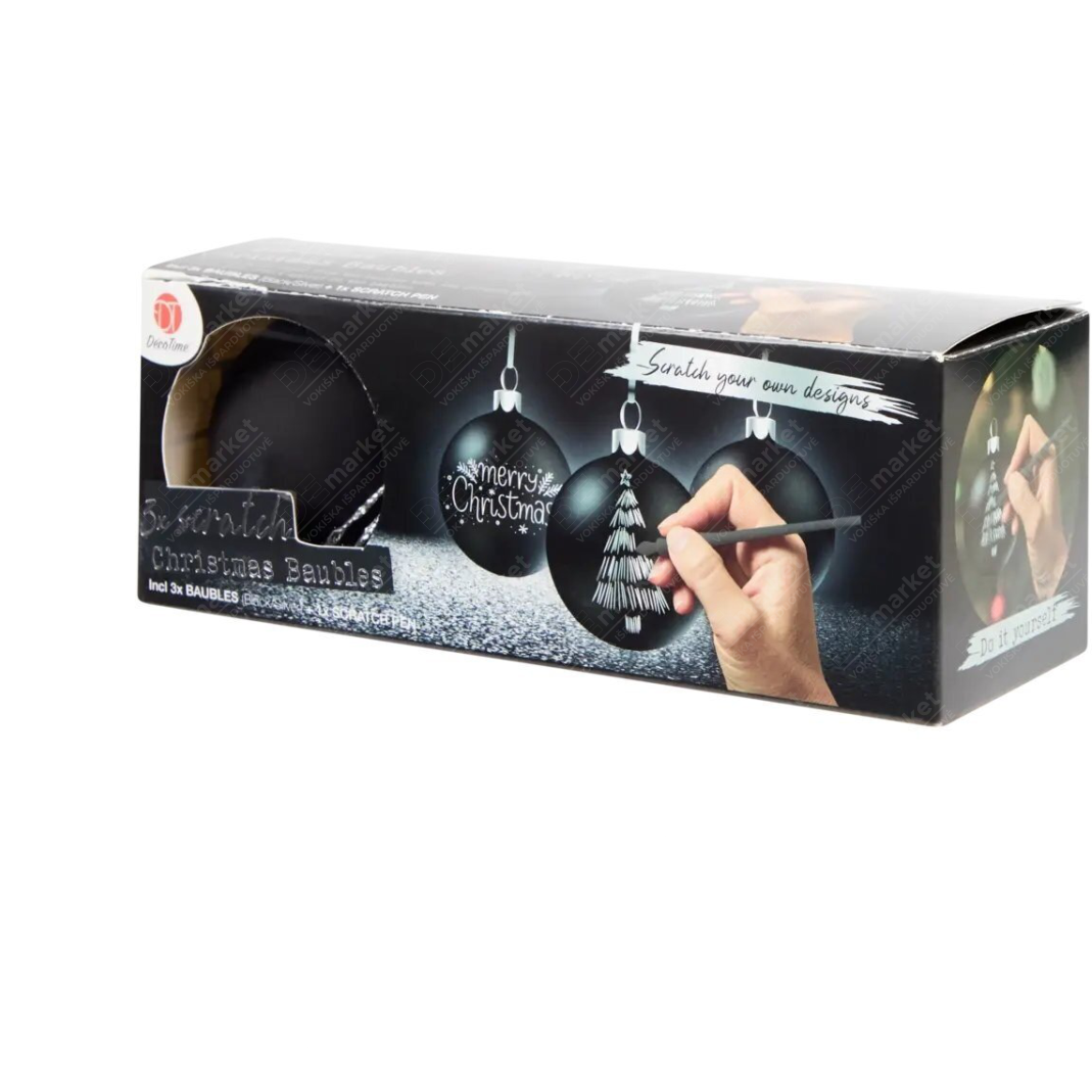 DECOTIME nutrinamų žaisliukų rinkinys, Ø 5 cm, 3 vnt