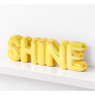 Keramikinė dekoracija „SHINE“ Keramikinė dekoracija „SHINE“