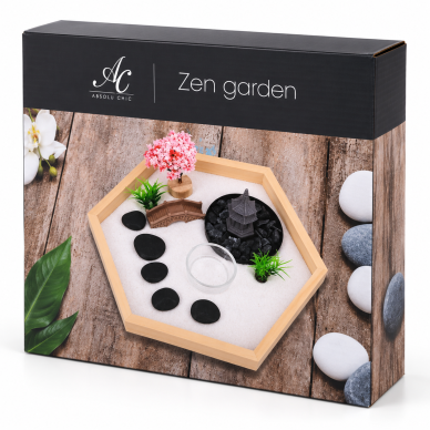 Dekoratyvinis ZEN sodas su žvakide 2