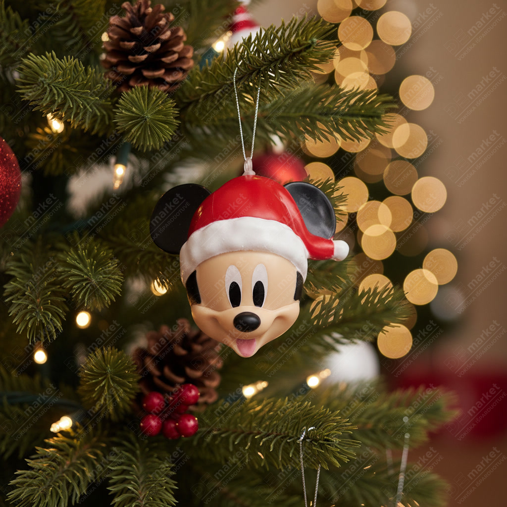 DISNEY kalėdinė eglutės dekoracija „Peliukas Mikis“ 1
