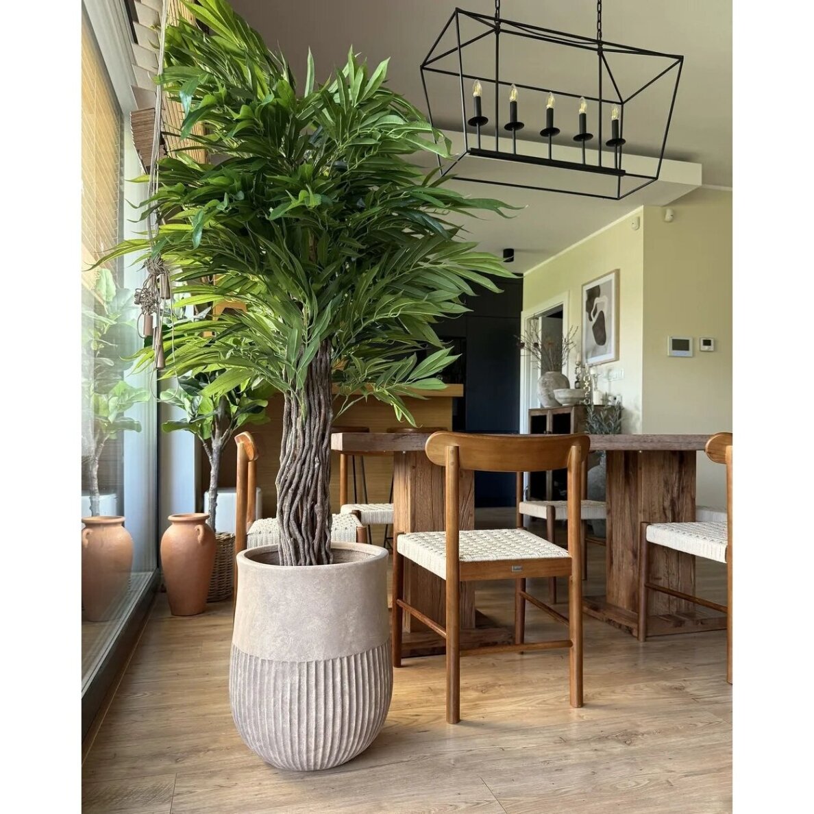Dirbtinis augalas vazone su tikros medienos kamienu WILLOW TREE, 180 cm 2