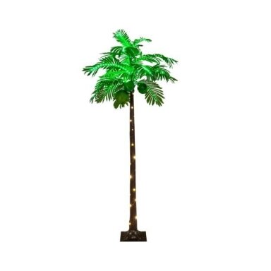 Dirbtinis augalas Palmė su LED apšvietimu, 180 cm