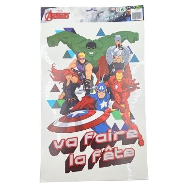 MARVEL lipdukas su personažais ''Avengers''