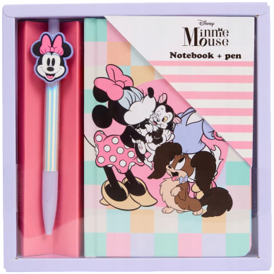 MINNIE MOUSE užrašų knygelė su rašikliu MINNIE MOUSE užrašų knygelė su rašikliu