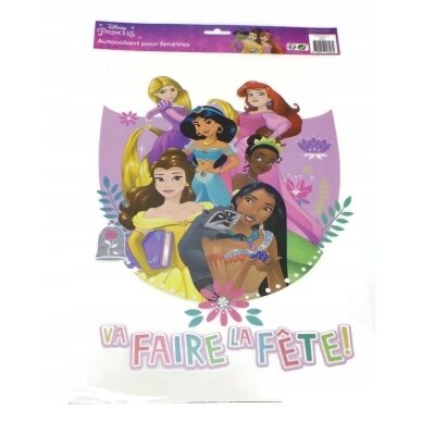 DISNEY PRINCESS lipdukas su personažais DISNEY PRINCESS lipdukas su personažais