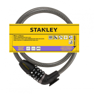 STANLEY S755-205 kodinė dviračio spyna