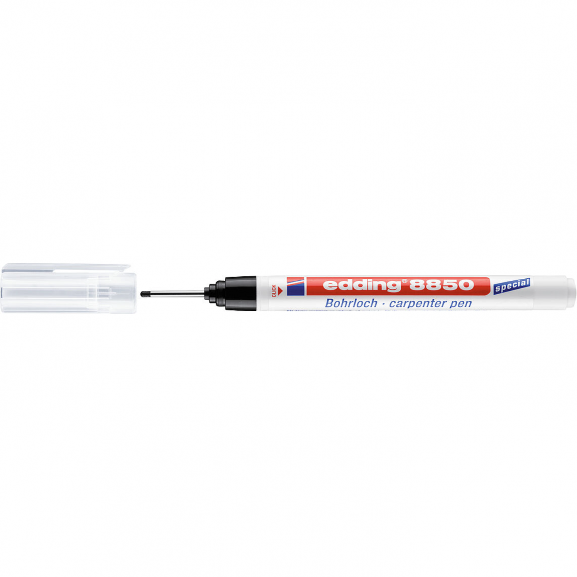 EDDING 8850 dažų markeris, 20 mm juoda EDDING 8850 dažų markeris, 20 mm juoda