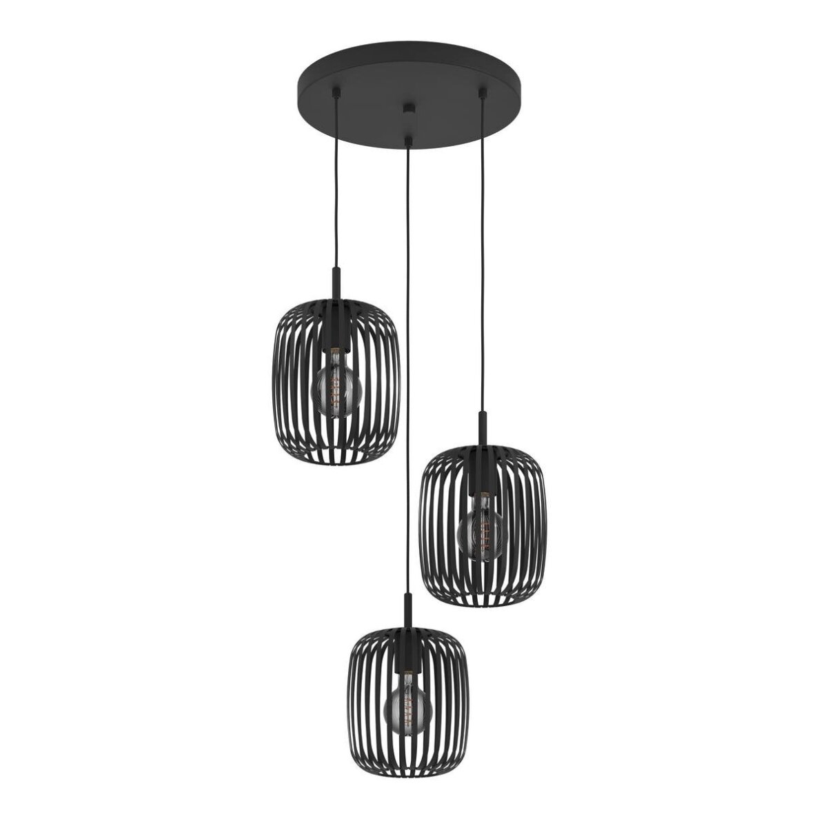 EGLO Romazzina pakabinamas juodas šviestuvas, Ø 46 cm, 40 W EGLO Romazzina pakabinamas juodas šviestuvas, Ø 46 cm, 40 W