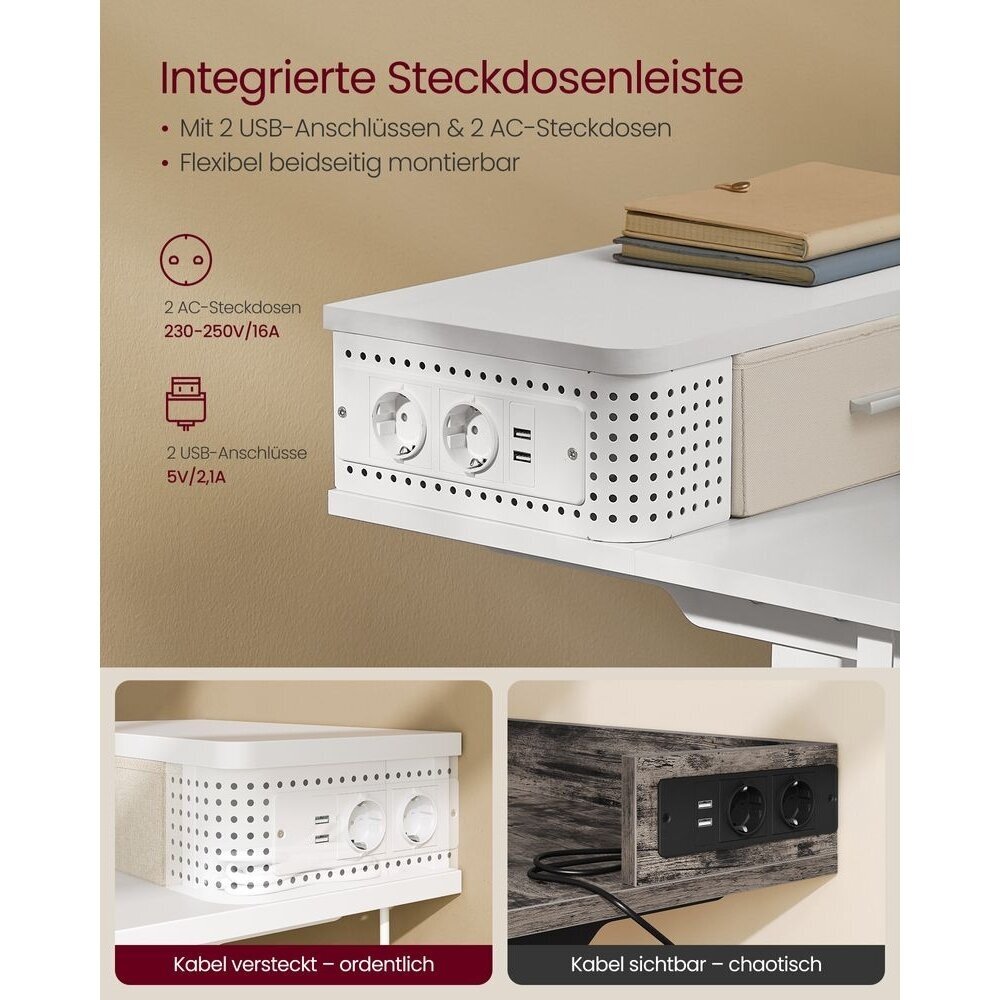 Elektrinis reguliuojamo aukščio stalas LED apšvietimu ir elektros lizdu, 120 x 60 cm 5 Elektrinis reguliuojamo aukščio stalas LED apšvietimu ir elektros lizdu, 120 x 60 cm 5