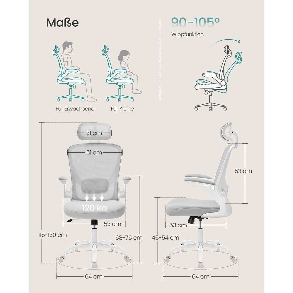 Ergonominė biuro kėdė 6 Ergonominė biuro kėdė 6