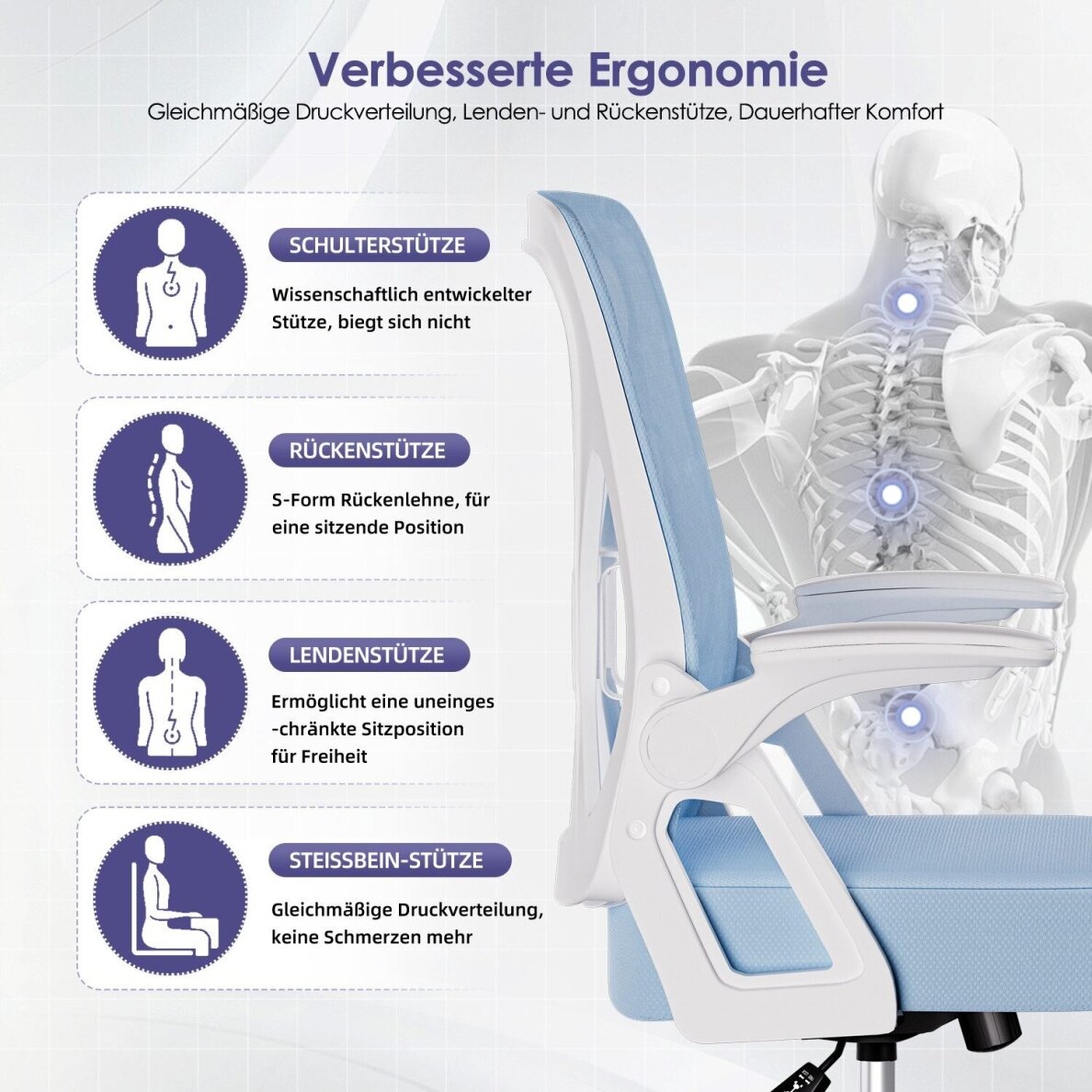 Ergonominė biuro kėdė 1 Ergonominė biuro kėdė 1
