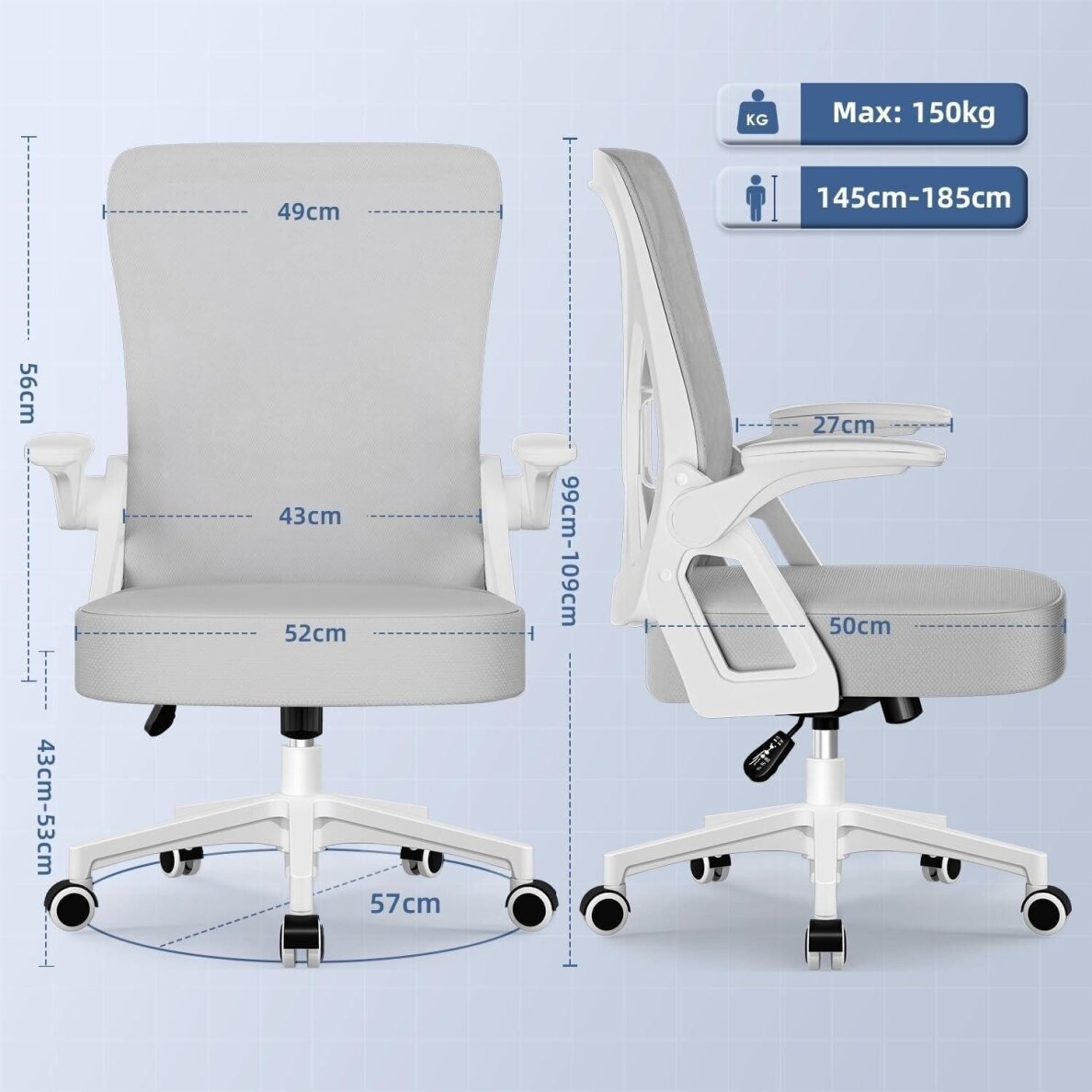 Ergonominė biuro kėdė 5 Ergonominė biuro kėdė 5