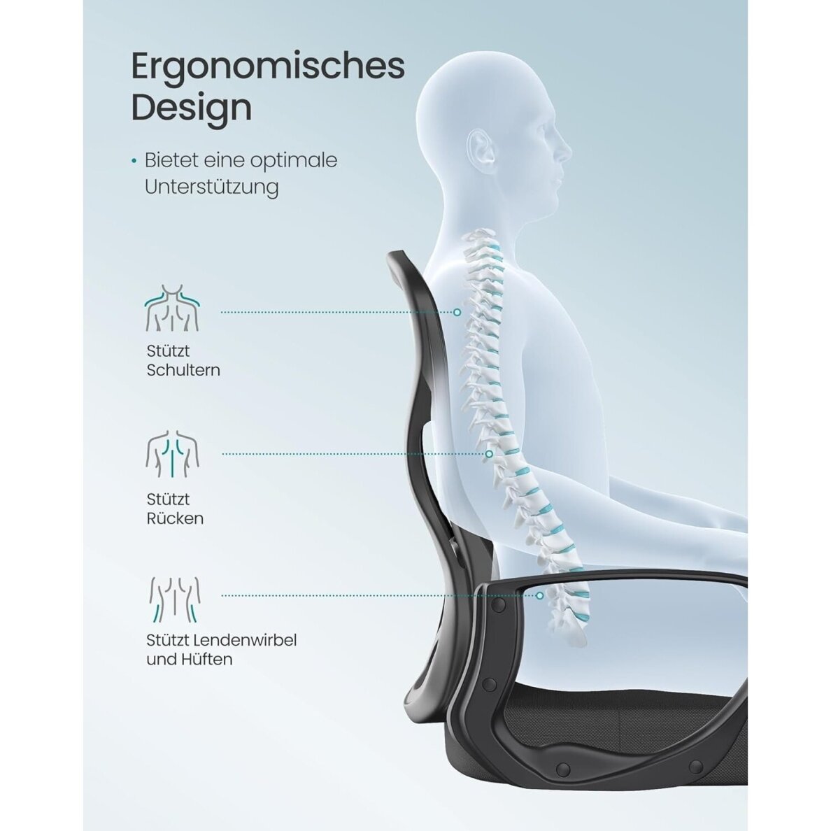 Ergonominė biuro kėdė 2