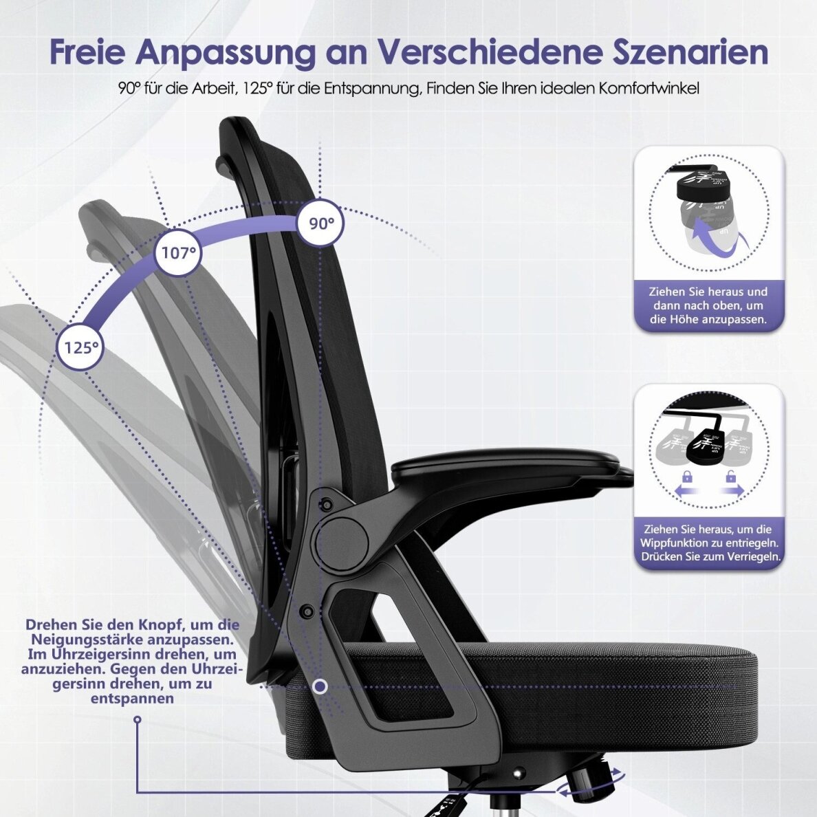Ergonominė biuro kėdė 3