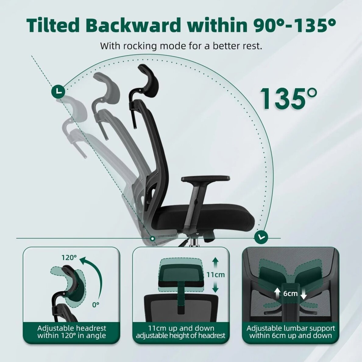 Ergonominė biuro kėdė 3 Ergonominė biuro kėdė 3