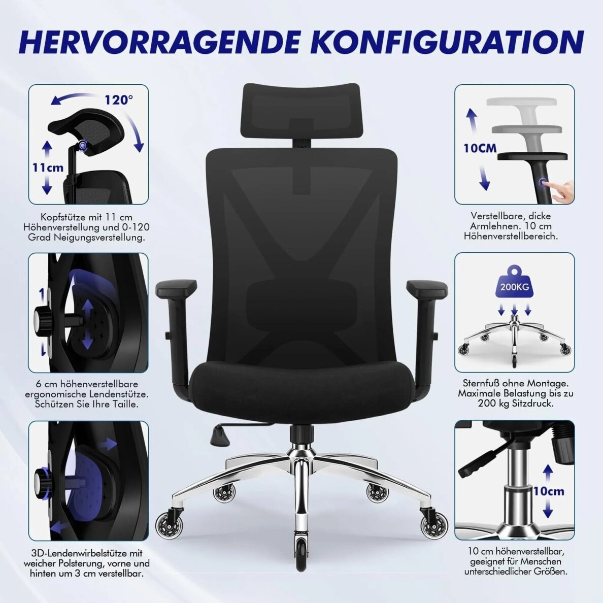 Ergonominė biuro kėdė 5